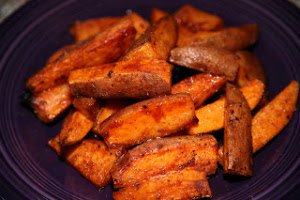 Sweet and Spicy Sweet Potato Wedges