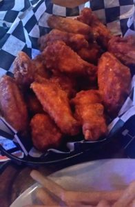 chicken wings at Hell's Kitchen