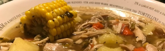 Comfort Food From The Verandas: Roasted Chicken Soup