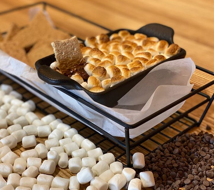 smores dip at the sideboard cafe